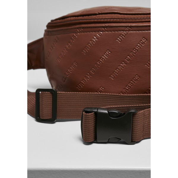 Urban Classics Leather Imitation Hip Bag braun