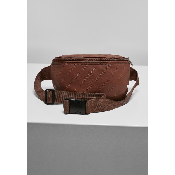 Urban Classics Leather Imitation Hip Bag braun