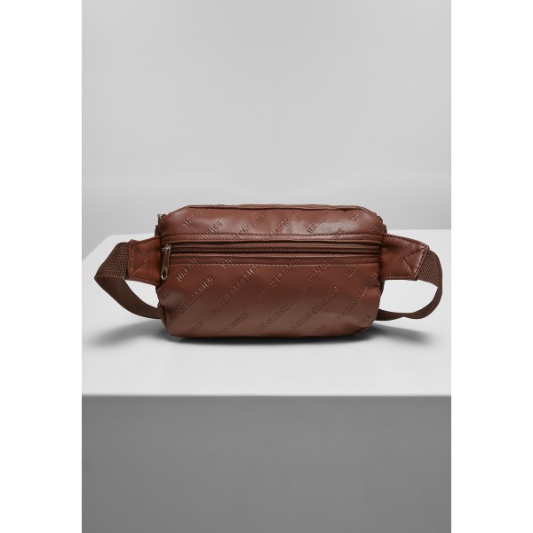 Urban Classics Leather Imitation Hip Bag braun