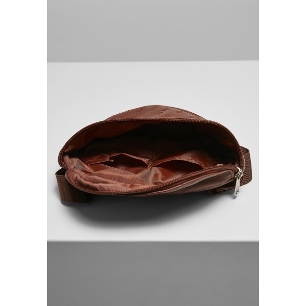 Urban Classics Leather Imitation Hip Bag braun