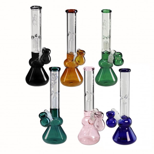 Black Leaf 'Fly' Icebong mit 4-Arm Perkolator pink