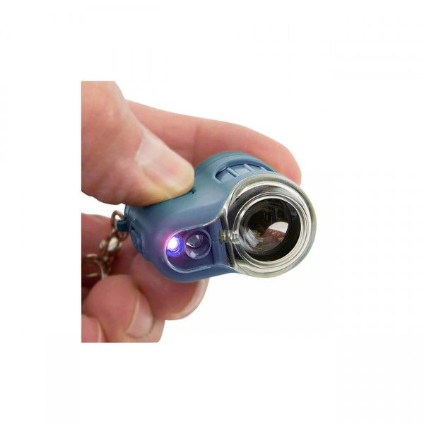 MicroMini Taschenmikroskop LED + UV 20-fach