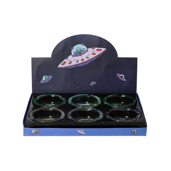 Monkey King Glas Ashtray "Space" large