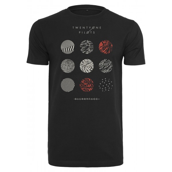 Mister Tee Twenty One Pilots Pattern Circles Tee schwarz