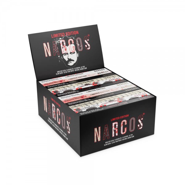 Narcos Limited Edition King Size Slim + Tips Papers