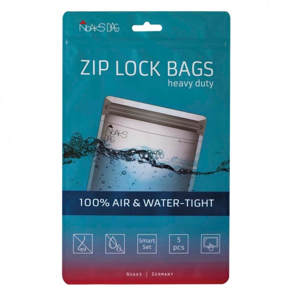 Noaks Bag Smart Set Schnellverschlussbeutel 3 Größen 5er Packung