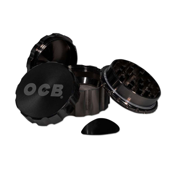 OCB Grinder Metall 50 mm 4-teilig schwarz