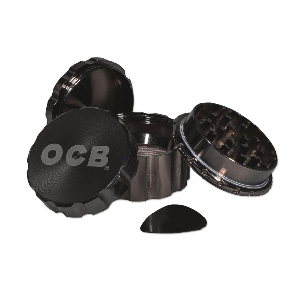 OCB Grinder Metall 50 mm 4-teilig anthrazit