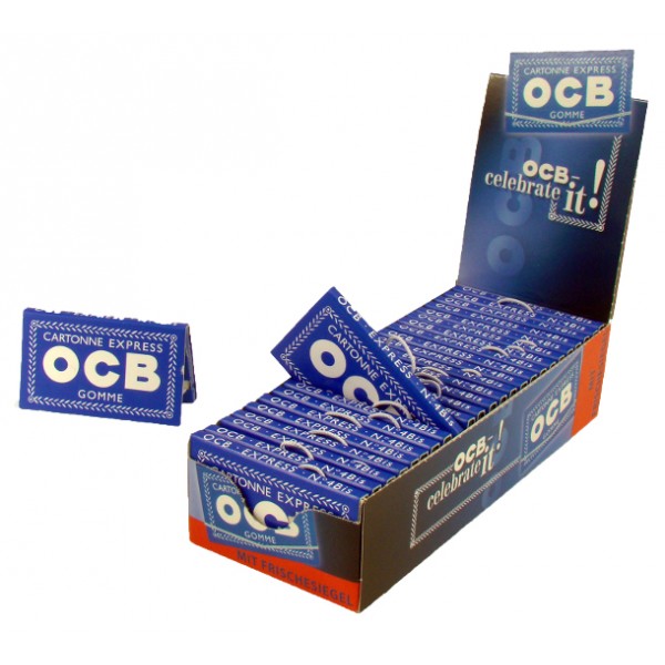 OCB Blau Express N°4 Papers mit Gummi Großpackung