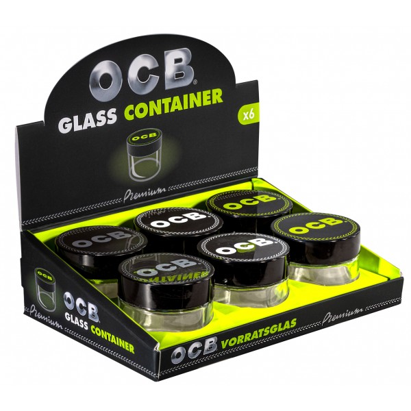 OCB Glasbehälter mit Schraubverschluss display