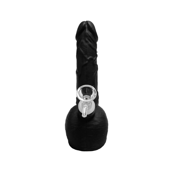 Penis Bong Silikon schwarz 20 cm