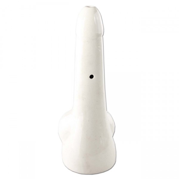 Penis Bong Keramik weiß