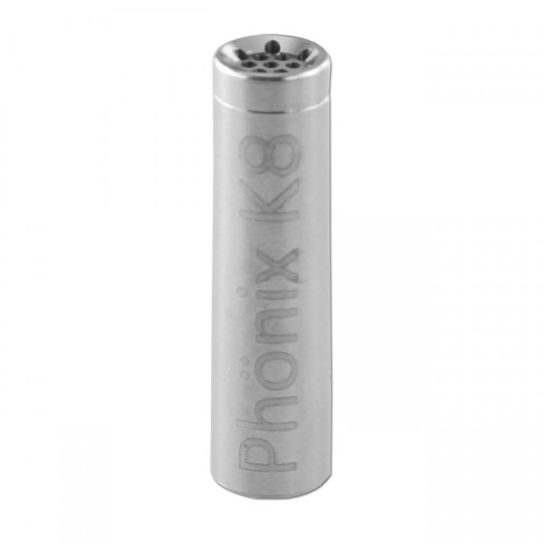 Phönix K8 Aktivkohlefilter Edelstahl konisch 8 mm