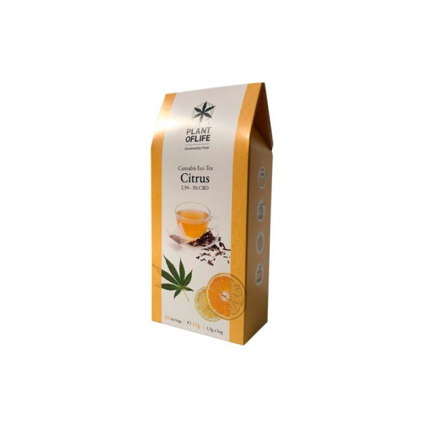 Plant of Life 2,5% - 3% CBD Infusion Tee Citrus
