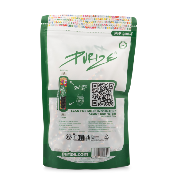 250 PURIZE REGULAR Size Aktivkohle Filter