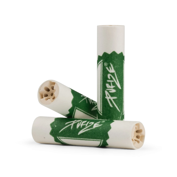 50 PURIZE REGULAR Size Aktivkohle Filter weiß 9 mm