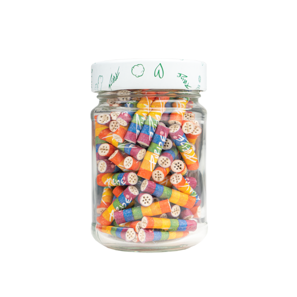 100 PURIZE Glas XTRA Slim Size Filter rainbow 6 mm