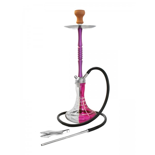 Kaya Shisha Purple WSP1 INOX Tradi Castor Lila 2s Komplett