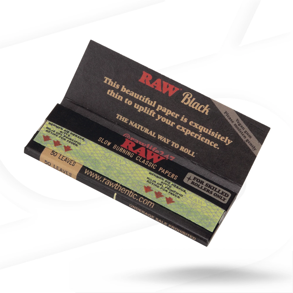 RAW Black 1 1/4 Size Papers Heftchen einzeln
