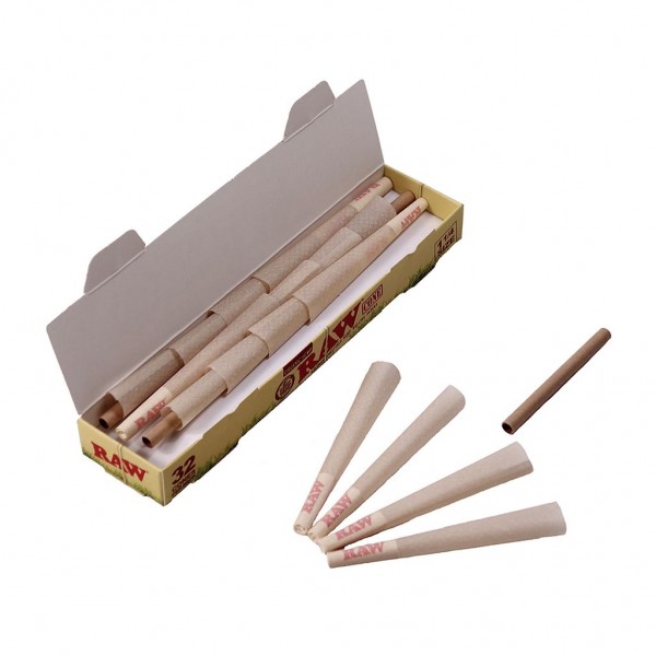 RAW Organic Cones 1 1/4 32er Packung