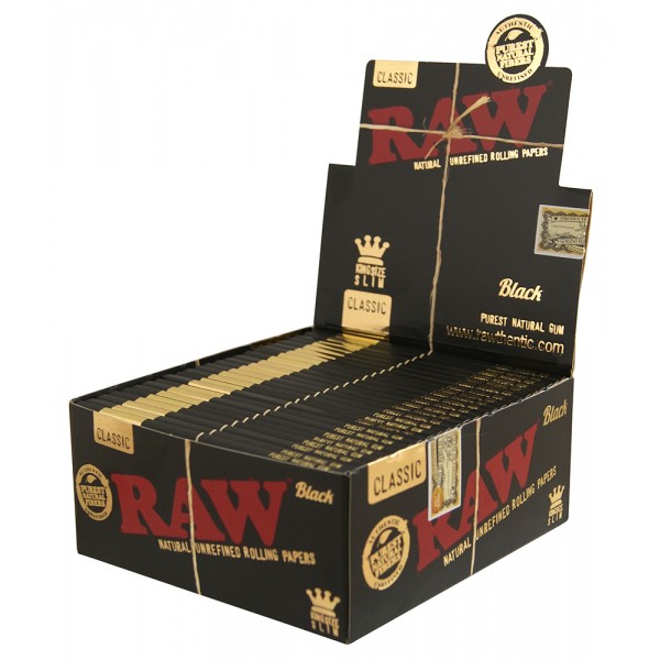 RAW Black King Size Slim Großpackung