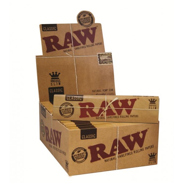 RAW Classic King Size Slim Heftchen einzeln mit Großpackung