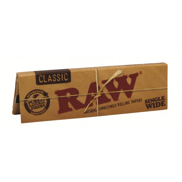 RAW Classic Single Wide Papers Heftchen einzeln