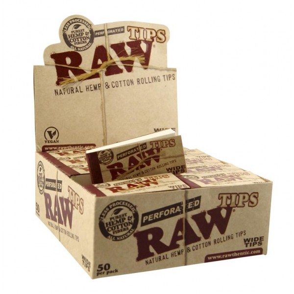 RAW Perforated Wide Tips  Großpackung