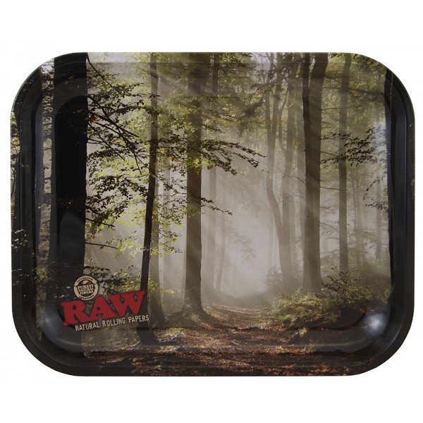 RAW Metal Rolling Tray Forest Drehunterlage - medium