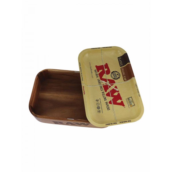 RAW Wooden Cache Box offen