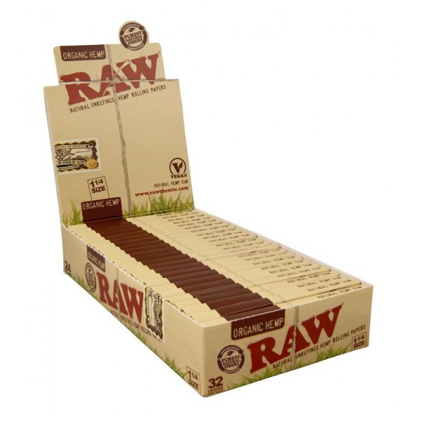 RAW Organic 1 1/4 Papers 24er Box