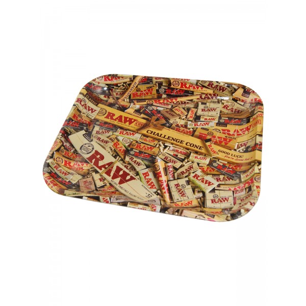 RAW Metal Rolling Tray Mix Drehunterlage - large