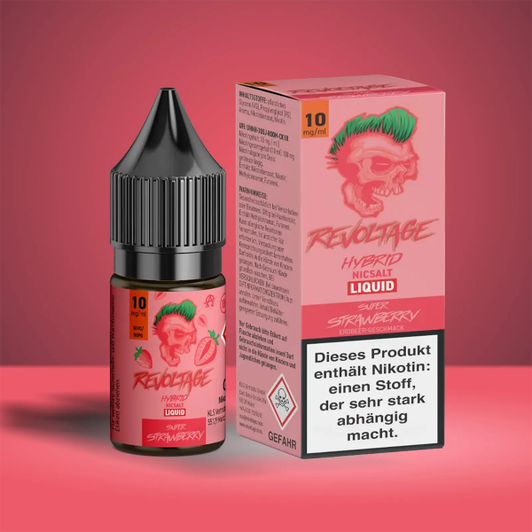 Revoltage Super Strawberry Nikotinsalz Liquid