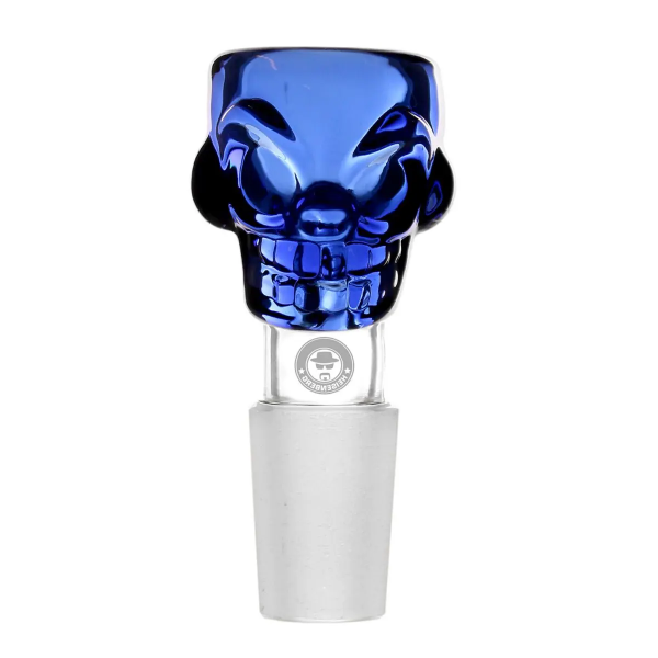 Heisenberg Glaskopf Skull Bowl 18.8 blau
