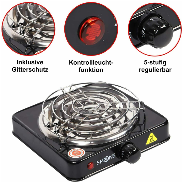 Smoke2u Hotplate E-Heater 1000 Watt