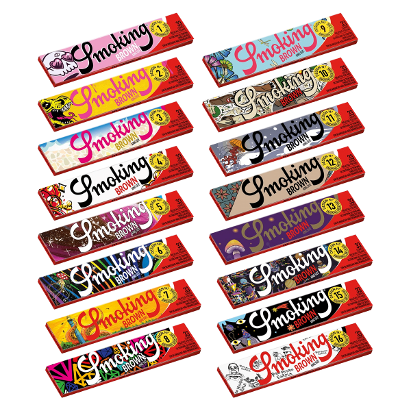 Smoking Brown Creators Edition King Size Slim Papers Heftchen einzeln