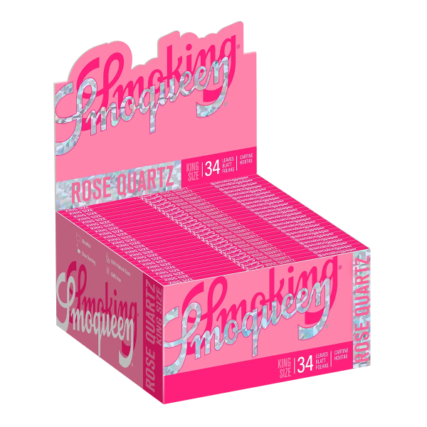 Smoking Smoqueen Rose Quartz King Size