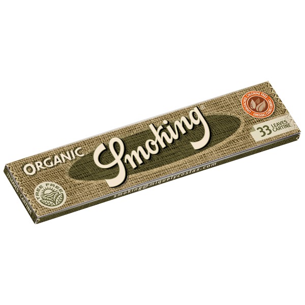 Smoking Organic King Size Slim Papers, 50er Box