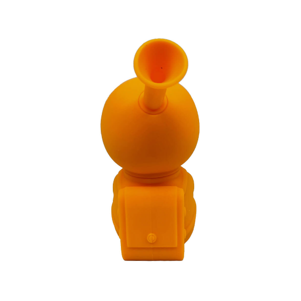 Mini Silikonbong Spaceman 15 cm orange