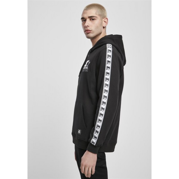 Starter Logo Taped Hoody schwarz