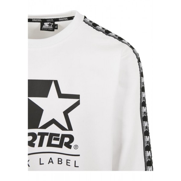 Starter Logo Taped Hoody weiß Detail