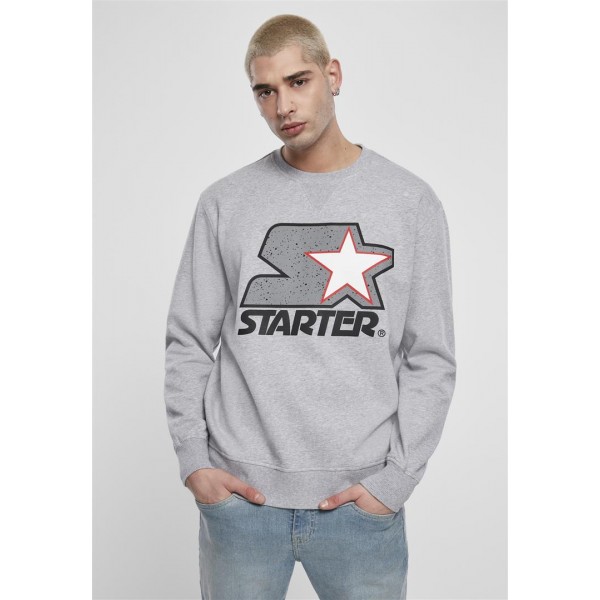 Starter Multicolored Logo Sweat Crewneck hellgrau