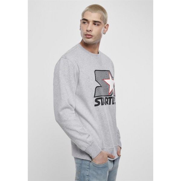 Starter Multicolored Logo Sweat Crewneck hellgrau