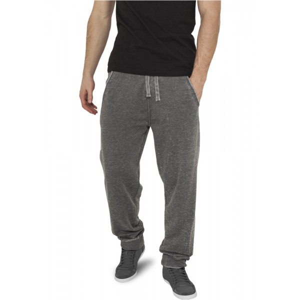 URBAN CLASSICS Burnout Sweatpants dunkelgrau