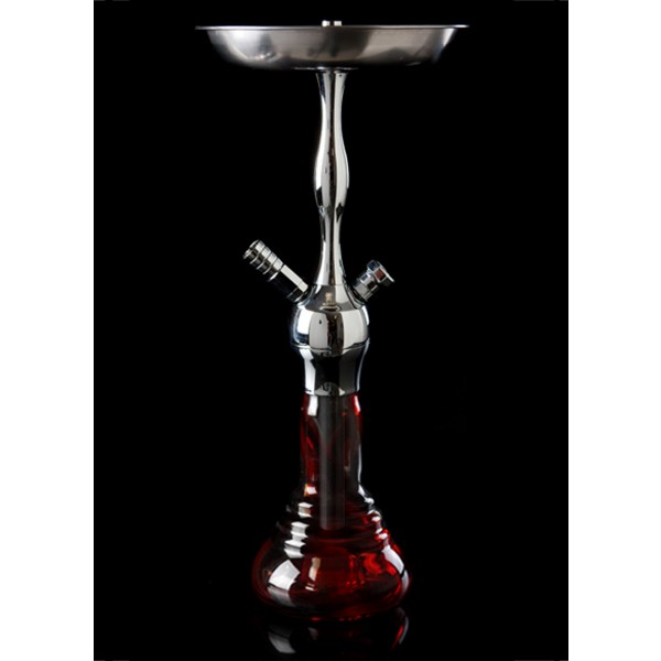 Kaya Shisha Brass 480 Click Temptation (chrom - 2 Schlauch Anschlüsse)