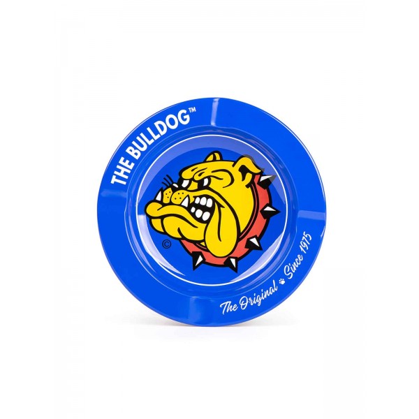 The Bulldog Metallaschenbecher Blau