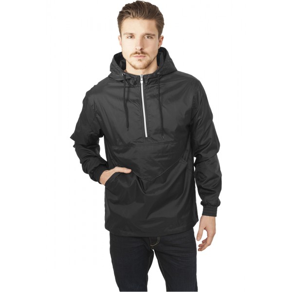 URBAN CLASSICS Pull Over Windbreaker schwarz
