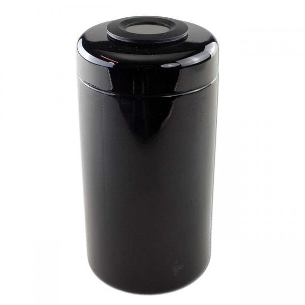 Violettglasdose mit Thermo- und Hygrometer 1000 ml