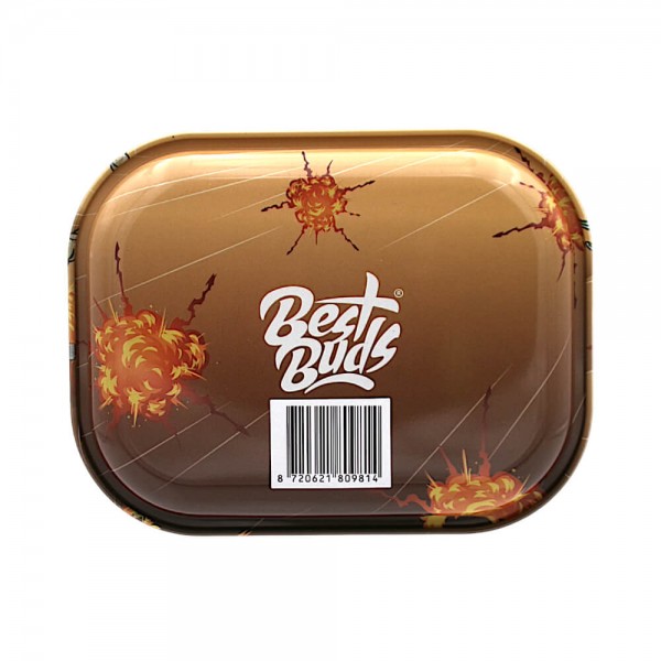 Best Buds Jet Fuel Metal Rolling Tray small