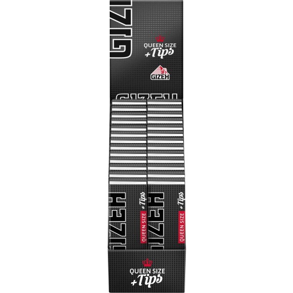 Gizeh Black Queen Size + Tips Heftchen einzeln 